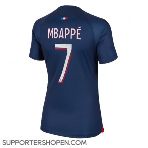 Paris Saint-Germain Kylian Mbappe #7 Hemma Matchtröja Dam 2023-24 Kortärmad